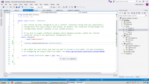Отчёт от 10017 за Entity Framework / Подключение БД по методу CodeFirst