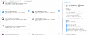 Отчёт от 10080 за C# Android / Установка Xamarin для Visual Studio