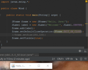 Отчёт от 10100 за J2. Печать / WRITE - Окно JFrame