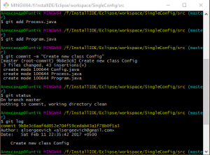 Отчёт от 10100 за Singleton / Singleton - Config - Git commit