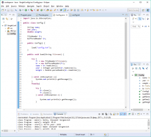 Отчёт от 10100 за Singleton / Singleton - Config - FileReader