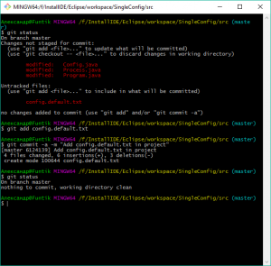 Отчёт от 10100 за Singleton / Singleton - Config - Git default