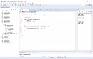 Отчёт от 10100 за Observer / Observer - School Bell - java.util.Observer
