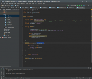 Отчёт от 10100 за MVC шаблон / MVC - PhoneBook - UserSQL - Singleton