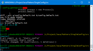 Отчёт от 10157 за Singleton / Singleton - Config - Static field