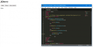 Отчёт от 10157 за Знакомство с jQuery / Эксперименты и кнопки