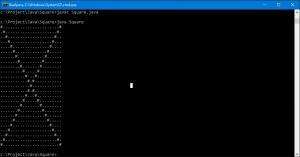 Отчёт от 10157 за J2. Печать / WRITE - Квадратные условия