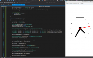 Отчёт от 10193 за WPF Clocks / Стрелочные часы