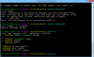 Отчёт от 10309 за Система Git / Merge