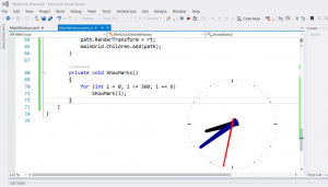 Отчёт от 10309 за WPF Clocks / Стрелочные часы