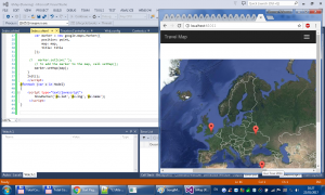 Отчёт от 10365 за ASP.NET и GMaps / География формулистов