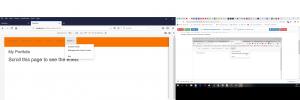 Отчёт от 10365 за Портфолио на Bootstrap / Фиксированная панель и субменю