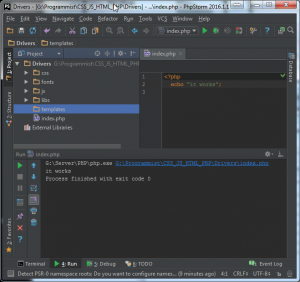 Отчёт от 10494 за PHP Driver / Установка MySQL, Smarty и Bootstrap