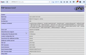 Отчёт от 10494 за PHP Driver / Установка и настройка Apache + PHP