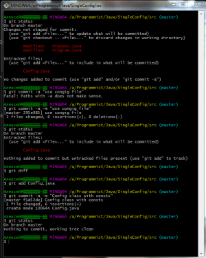 Отчёт от 10494 за Singleton / Singleton - Config - Git commit