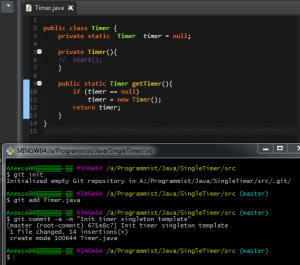 Отчёт от 10494 за Singleton / Singleton - Timer - Pattern Design