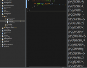 Отчёт от 10494 за Iterator / Iterator - BlackJack - Deck of Cards