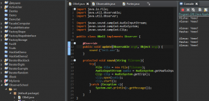 Отчёт от 10494 за Observer / Observer - School Bell - java.util.Observer