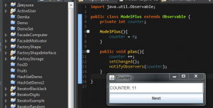 Отчёт от 10494 за MVC шаблон / MVC - Counter - ControllerPlusFrame