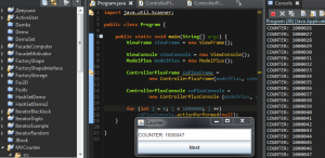 Отчёт от 10494 за MVC шаблон / MVC - Counter - ControllerPlusConsole