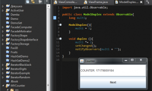 Отчёт от 10494 за MVC шаблон / MVC - Counter - ModelDuplex