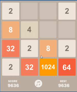 Отчёт от 10494 за Нано-игры / VIP урок. Игра 2048