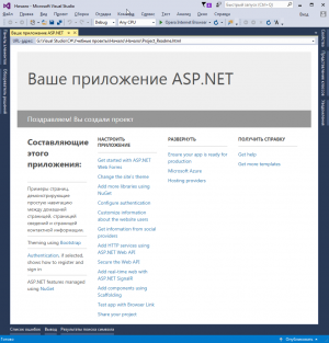 Отчёт от 10494 за Инфобизнес / Подготовка Visual Studio ASP.NET