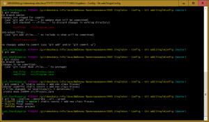 Отчёт от 10558 за Singleton / Singleton - Config - Git add