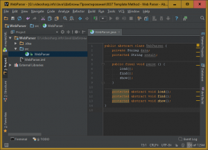 Отчёт от 10558 за Template method / Template Method - Web Parser