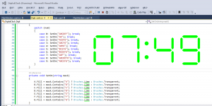 Отчёт от 10558 за WPF Clocks / Цифровые часы. Запуск.