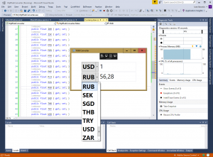 Отчёт от 10558 за Простой WPF  / WPF. Конвертер валюты. Ньютон против Паскаля.
