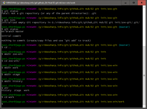 Отчёт от 10558 за Система Git / git init