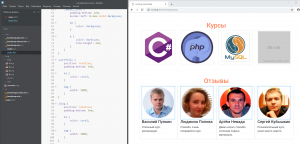 Отчёт от 10558 за Bootstrap-4 первые шаги / Отзывы - размещение карточек