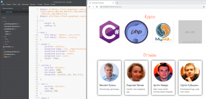 Отчёт от 10558 за Bootstrap-4 первые шаги / Отзывы: карты - в сетку