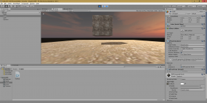 Отчёт от 10558 за Unity 3D / Первая сцена