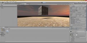 Отчёт от 10558 за Unity 3D / Первая сцена