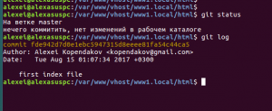 Отчёт от 10591 за Yii2 / Git - Все ходы записываются