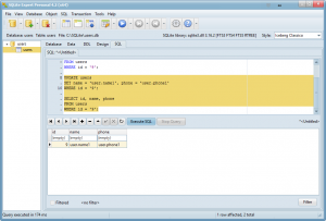 Отчёт от 10670 за MVC шаблон / MVC - PhoneBook - UserSQL - Queries