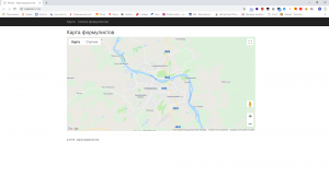 Отчёт от 10895 за ASP.NET и GMaps / Карта на сайте