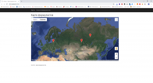 Отчёт от 10895 за ASP.NET и GMaps / География формулистов