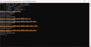 Отчёт от 10895 за База SQLite / SQLite - Знакомство