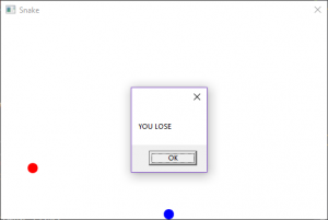Отчёт от 10895 за Простой WPF  / WPF. Простая змейка. Победа и поражение.
