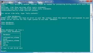 Отчёт от 1101 за Базовый ASP.ект / Установка сервера MySQL
