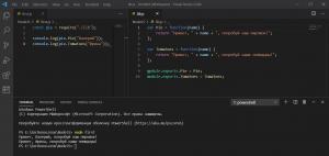 Отчёт от 11019 за Node JS первые шаги / Собственная библиотечка