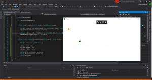 Отчёт от 11051 за Простой WPF  / WPF. Простая змейка. Эллипс на канвасе