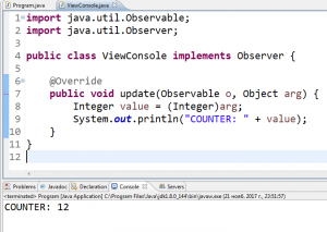 Отчёт от 11147 за MVC шаблон / MVC - Counter - ViewConsole