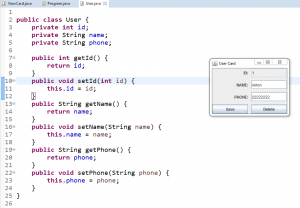 Отчёт от 11147 за MVC шаблон / MVC - PhoneBook - User Struct