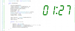 Отчёт от 11147 за WPF Clocks / Цифровые часы. Запуск.