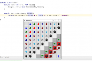 Отчёт от 11147 за Java Sweeper / Игровая координата