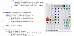Отчёт от 11147 за Java Sweeper / Открываем карты